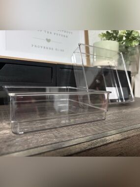Clear Acrylic Storage Organizing Tray Set